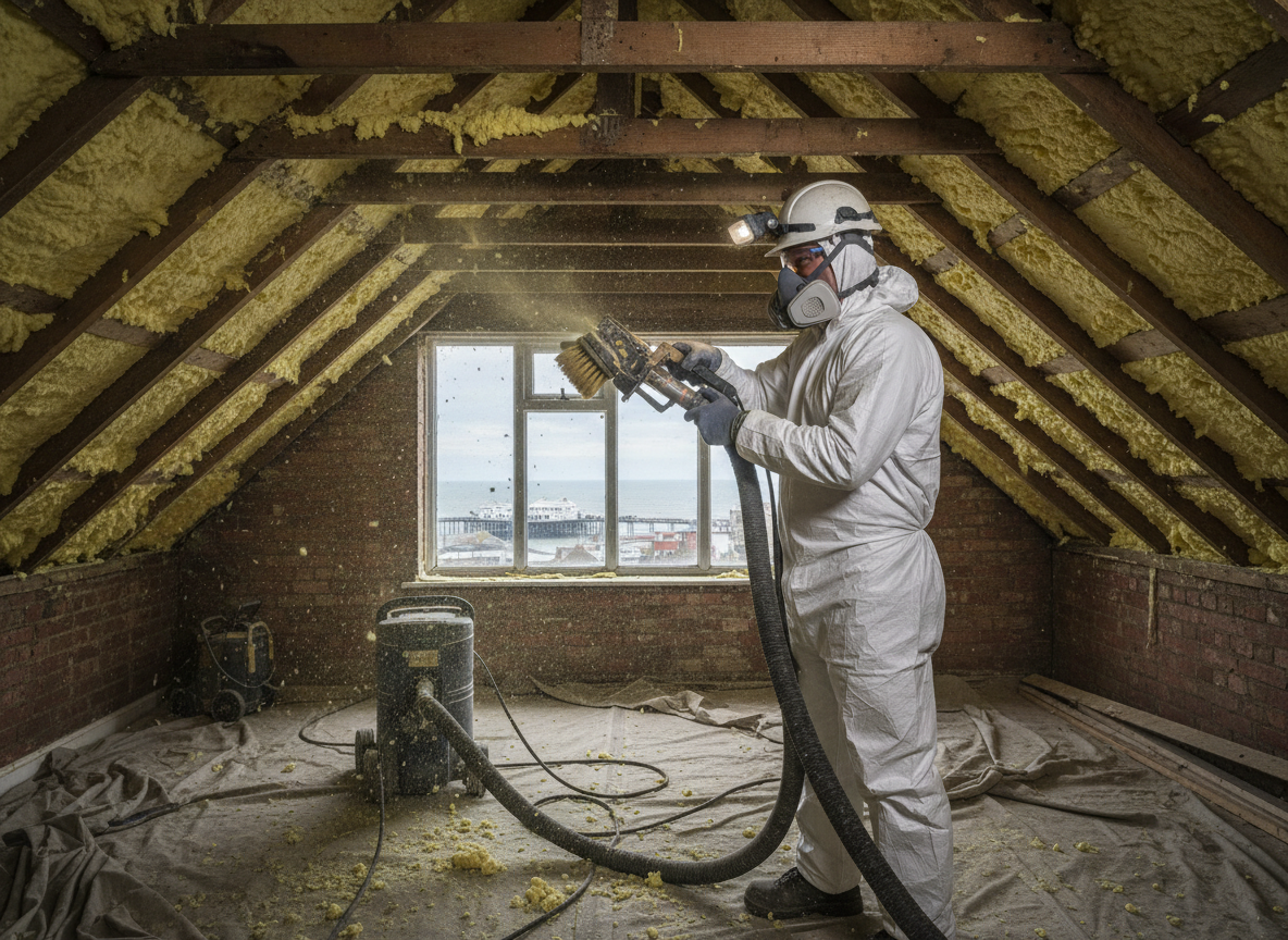 Commercial Spray Foam Removal in Weston Super Mare